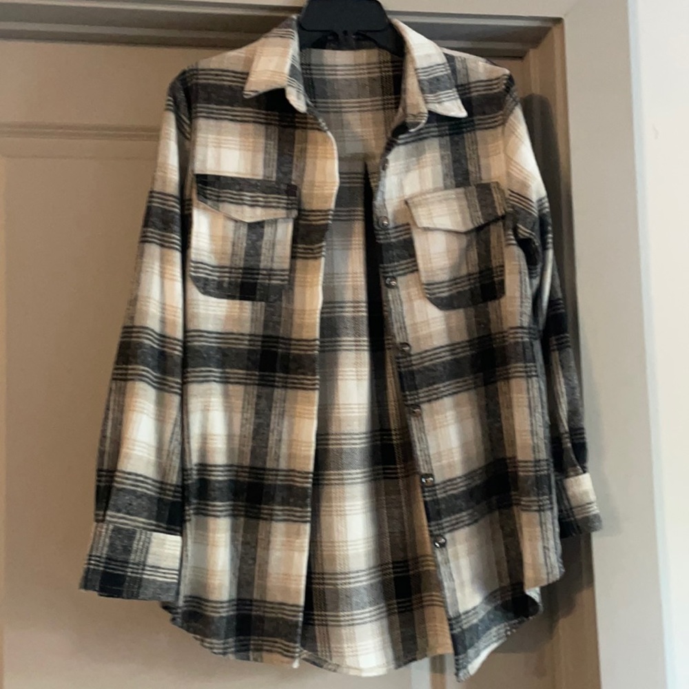 Plaid Oversized Shacket